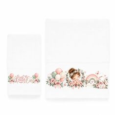Παιδικές Πετσέτες (σετ 2 τεμ) Little One Girl Astron Italy |  Πετσέτες παιδικές στο espiti