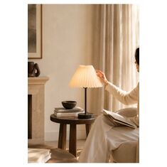 Stewehome Μεταλλική λάμπα με μαύρο αμπαζούρ 83563824 |  Επιτραπέζια στο espiti