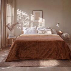 Beauty Home Κουβέρτα υπέρδιπλη διπλής όψεως Art 11601 Jacquard fleece 700gsm Fiesta Plus 220x240 Καφέ,Μπεζ       |  Κουβέρτες Βελουτέ Υπέρδιπλες στο espiti