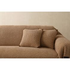 Beauty Home Μαξιλαροθήκη Lamb Plus Art 8832 42x42 Άμμου       |  Μαξιλάρια διακοσμητικά στο espiti