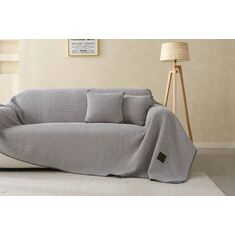 Beauty Home Ριχτάρια σετ 2τμχ Lamb Plus Art 8831 (175x250+175x300) Γκρι       |  Ριχτάρια στο espiti