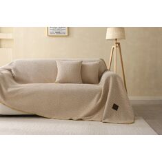 Beauty Home Ριχτάρια σετ 3τμχ Lamb Plus Art 8833 (175x180+175x250+175x300) Μπεζ       |  Ριχτάρια στο espiti