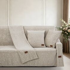 Beauty Home Μαξιλαροθήκη διακοσμητική Sienna Art 8676 40x40 Μπεζ       |  Μαξιλάρια διακοσμητικά στο espiti