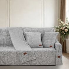 Beauty Home Μαξιλαροθήκη διακοσμητική Sienna Art 8677 40x40 Γκρι       |  Μαξιλάρια διακοσμητικά στο espiti