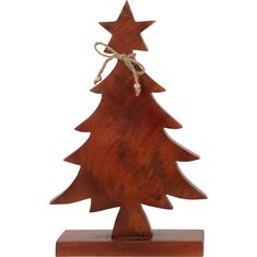 Δεντράκι Με Αστέρι Καφέ Ξύλο 40x28x6cm 06351314 ArteLibre |  Χριστουγεννιάτικα Διακοσμητικά στο espiti