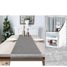Χριστουγεννιάτικος Runner Τραπεζιού Ασημί 40x180cm 06513185 ArteLibre |  Χριστουγεννιάτικα Διακοσμητικά στο espiti