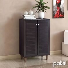 Παπουτσοθήκη-ντουλάπι SANTO pakoworld 10 ζεύγων χρώμα wenge 60x34,5x91,5εκ |  Παπουτσοθήκες στο espiti
