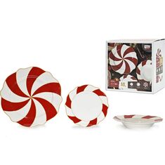 Σετ Πιάτων Lolly Twist Πορσελάνη 18Τμχ 06513498 ArteLibre |  Χριστουγεννιάτικα Διακοσμητικά στο espiti