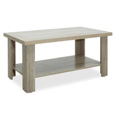 Τραπέζι σαλονιού RIANO pakoworld χρώμα sonoma 89,5x49,5x42,5εκ |  Τραπεζάκια σαλονιού στο espiti