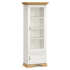 Βιτρίνα Jaden pakoworld golden oak-λευκό antique 70,5x43x197,5εκ |  Βιτρίνες - Έπιπλα εισόδου στο espiti