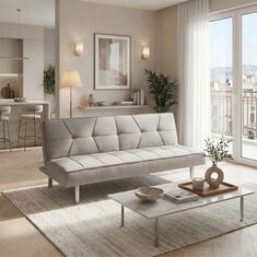 Καναπές-κρεβάτι Travis pakoworld 3θέσιος ύφασμα γκρι 175x83x74εκ |  Καναπέδες στο espiti