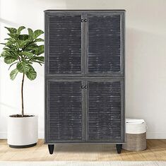 Παπουτσοθήκη-ντουλάπι Ronan pakoworld χρώμα wenge 70.5x35x122εκ |  Παπουτσοθήκες στο espiti