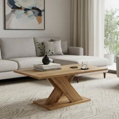 Τραπέζι σαλονιού Solange pakoworld χρώμα sonoma 110x55x47.5εκ |  Τραπεζάκια σαλονιού στο espiti