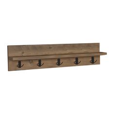 Κρεμάστρα τοίχου Esform pakoworld oak μελαμίνης 80x11x18εκ |  Καλόγεροι -Κρεμάστρες στο espiti