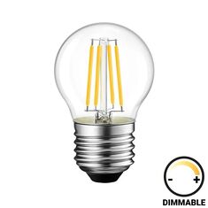 Λαμπτήρας LED G45 Bulb pakoworld dimmable 6W E27 clear |  Φωτιστικά  στο espiti