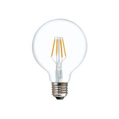 Λαμπτήρας LED G80 Bulb pakoworld 4W E27 2700K 200-220V clear |  Φωτιστικά  στο espiti