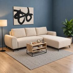 Kαναπές κρεβάτι τριθέσιος αναστρέψιμος Settee pakoworld ύφασμα με αποθηκευτικό χώρο σε μπεζ απόχρωση 286x204x93εκ |  Καναπέδες γωνιακοί στο espiti