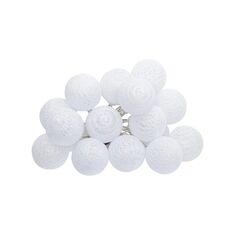 Διακοσμητικά λαμπάκια led Batoni pakoworld pvc σε λευκή απόχρωση Φ3.5x260εκ |  Φωτισμος στο espiti