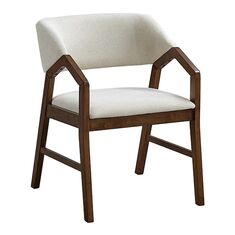 Πολυθρόνα Livia pakoworld rubberwood σε καρυδί-εκρού απόχρωση 47.5x54.5x78εκ |  Πολυθρόνες τραπεζαρίας στο espiti