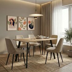 Τραπέζι Squaro pakoworld sonoma mdf με μαύρα μεταλλικά πόδια 120x70x75εκ |  Τραπέζια στο espiti