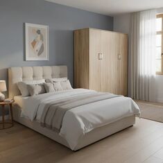 Ντουλάπα τετράφυλλη Athos Ι pakoworld sonoma 160x42x180εκ |  Ντουλάπες ρούχων στο espiti