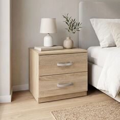 Κομοδίνο Athos pakoworld σε sonoma απόχρωση 48x40x41.5εκ |  Κομοδίνα στο espiti