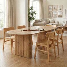Τραπέζι Nembou pakoworld mdf σε oak απόχρωση 210x100x76εκ |  Τραπέζια στο espiti