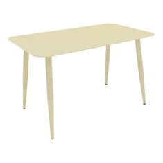 Τραπέζι Vista pakoworld σαμπανί αλουμίνιο 150x80x72εκ |  Τραπέζια κήπου στο espiti