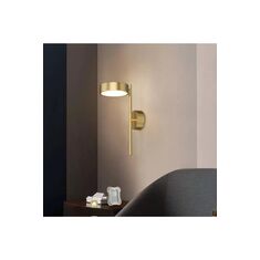 Stewehome Μοντέρνο φωτιστικό τοίχου από χαλκό με led Χρυσό 26534806 |  Απλίκες στο espiti