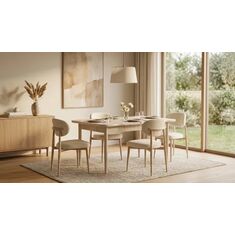 Stewehome Ανοιγόμενη τραπεζαρία Λευκό 80x130 cm 50943062 |  Σετ τραπεζαρίες στο espiti