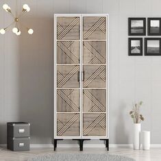 Stewehome Ντουλάπα με δύο πόρτες (PP) 80x47x210 cm 381846 |  Ντουλάπες ρούχων στο espiti