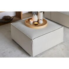 Stewehome ΜΟΝΆΔΑ SOFT PUF 80x80x43 cm 414286 |  Πουφ στο espiti