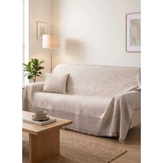 Ριχτάρι TESSERA ECRU PET 170 x 180 εκ. MADI |  Ριχτάρια στο espiti