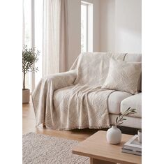 Ριχτάρι TEMPO ECRU PET 170 x 250 εκ. MADI |  Ριχτάρια στο espiti