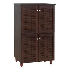ΠΑΠΟΥΤΣΟΘΗΚΗ-ΝΤΟΥΛΑΠΙ KABIRA 4 ΠΟΡΤΕΣ HM2210.01 WENGE 77Χ34Χ123εκ. |  Παπουτσοθήκες στο espiti