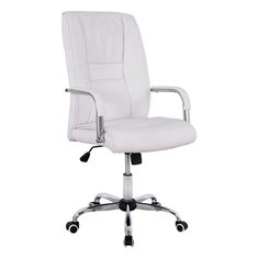 ΚΑΡΕΚΛΑ ΓΡΑΦΕΙΟΥ ANGEE HM1106.02 PU ΣΕ ΧΡΩΜΑ ΛΕΥΚΟ 58,5x70x120Yεκ |  Καρέκλες γραφείου στο espiti