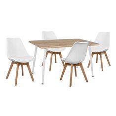 ΣΕΤ ΤΡΑΠΕΖΑΡΙΑΣ 5ΤΜΧ HM10350.02 ΤΡΑΠΕΖΙ 120x70x76,5 cm & ΚΑΡΕΚΛΕΣ VEGAS |  Σετ τραπεζαρίες στο espiti