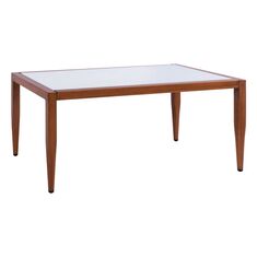 ΤΡΑΠΕΖΙ MEIR ΣΑΛΟΝΙΟΥ ΑΛΟΥΜΙΝΙΟΥ BAMBOO LOOK ΜΕ ΓΥΑΛΙ 100Χ58Χ46 HM5551.01 |  Τραπέζια κήπου στο espiti