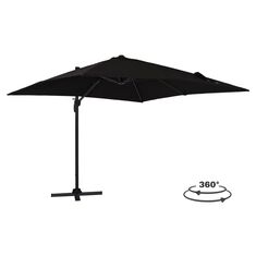 ΟΜΠΡΕΛΑ SHADER HM6025.03 ALU ΕΠΑΓΓΕΛΜΑΤΙΚΗ ΚΡΕΜΑΣΤΗ 3X3 360 ΜΟΙΡΩΝ ME ΜΑΥΡΟ ΑΚΡΥΛΙΚΟ ΠΑΝΙ |  Ομπρέλες κήπου στο espiti