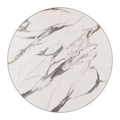 ΕΠΙΦΑΝΕΙΑ ΤΡΑΠΕΖΙΟΥ HPL HM5841.11 MARBLE WHITE-GREY Φ60 εκ. ΠΑΧΟΥΣ 12mm. |  Τραπέζια κήπου στο espiti