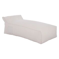 ΠΟΥΦ ΞΑΠΛΩΣΤΡΑ WADELIN HM5774.11 ΜΕ TEXTILENE ΛΕΥΚΟ 190x80x40-60Υ εκ. |  Σκαμπώ κήπου στο espiti