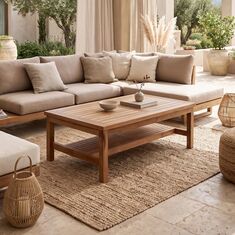 Τραπέζι σαλονιού Louf pakoworld καρυδί teak ξύλο 120x70x40εκ |  Τραπεζάκια σαλονιού στο espiti