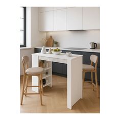 Stewehome Γραφείο Λευκό MDF με Ράφια Αποθήκευσης &amp; Μοντέρνο 120x51.6x101.8 cm 897041 |  Τραπέζια στο espiti