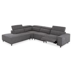 ΚΑΝΑΠΕΣ ΑΡΙΣΤΕΡΗ ΓΩΝΙΑ 5Θ ΜΕ RECLINE LUNARIS HM3316.01L ΓΚΡΙ ΥΦΑΣΜΑ 307x267x94Yεκ |  Καναπέδες γωνιακοί στο espiti