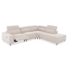 ΚΑΝΑΠΕΣ ΔΕΞΙΑ ΓΩΝΙΑ 5Θ ΜΕ RECLINE LUNARIS HM3316.02R ΕΚΡΟΥ ΥΦΑΣΜΑ 307x267x94Yεκ |  Καναπέδες γωνιακοί στο espiti