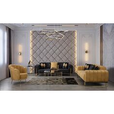 Stewehome Elegance 3+3+1 Σαλόνι Babyface Ύφασμα με Μεταλλικά Πόδια και Αναδιπλούμενη Πλάτη 235x95x85 cm 735719 |  Καναπέδες στο espiti