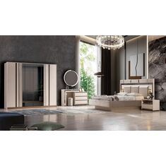 Stewehome Σετ Κρεβατοκάμαρας Μοντέρνο Μοντέλο 160x200x105 cm 797830 |  Σέτ Κρεβατοκάμαρας στο espiti