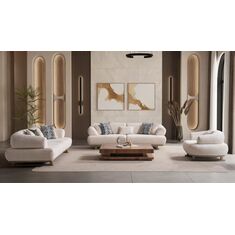 Stewehome Σετ Καναπέδων Πολυτελείας Μοντέρνο Κρεμ με Λειτουργία Κρεβατιού-Κρέμ-237 cm x 101 cm x 79 cm. 237x101x79 cm 567842 |  Καναπέδες στο espiti