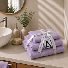Πετσέτες σετ 3τμχ Light Lilac Astron Italy |  Σετ Πετσέτες στο espiti