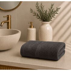 Πετσέτα Προσώπου 50×90 Dark Grey Astron Italy |  Πετσέτες Προσώπου στο espiti